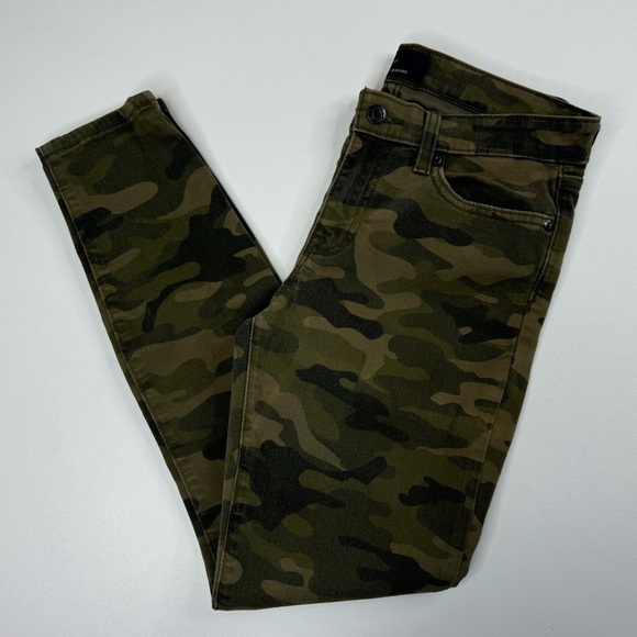 Gap Cammo Mid Rise Skinny Stretch Jegging Womens Size 27/4 - Picture 1 of 7